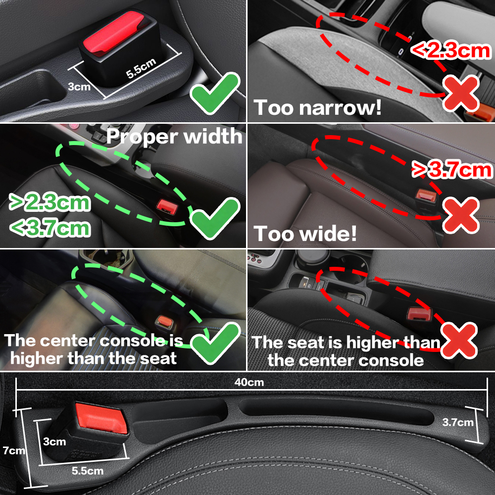 2X Car Seat Gap Filler Between - đánh giá và giá Car Accessories Essentials