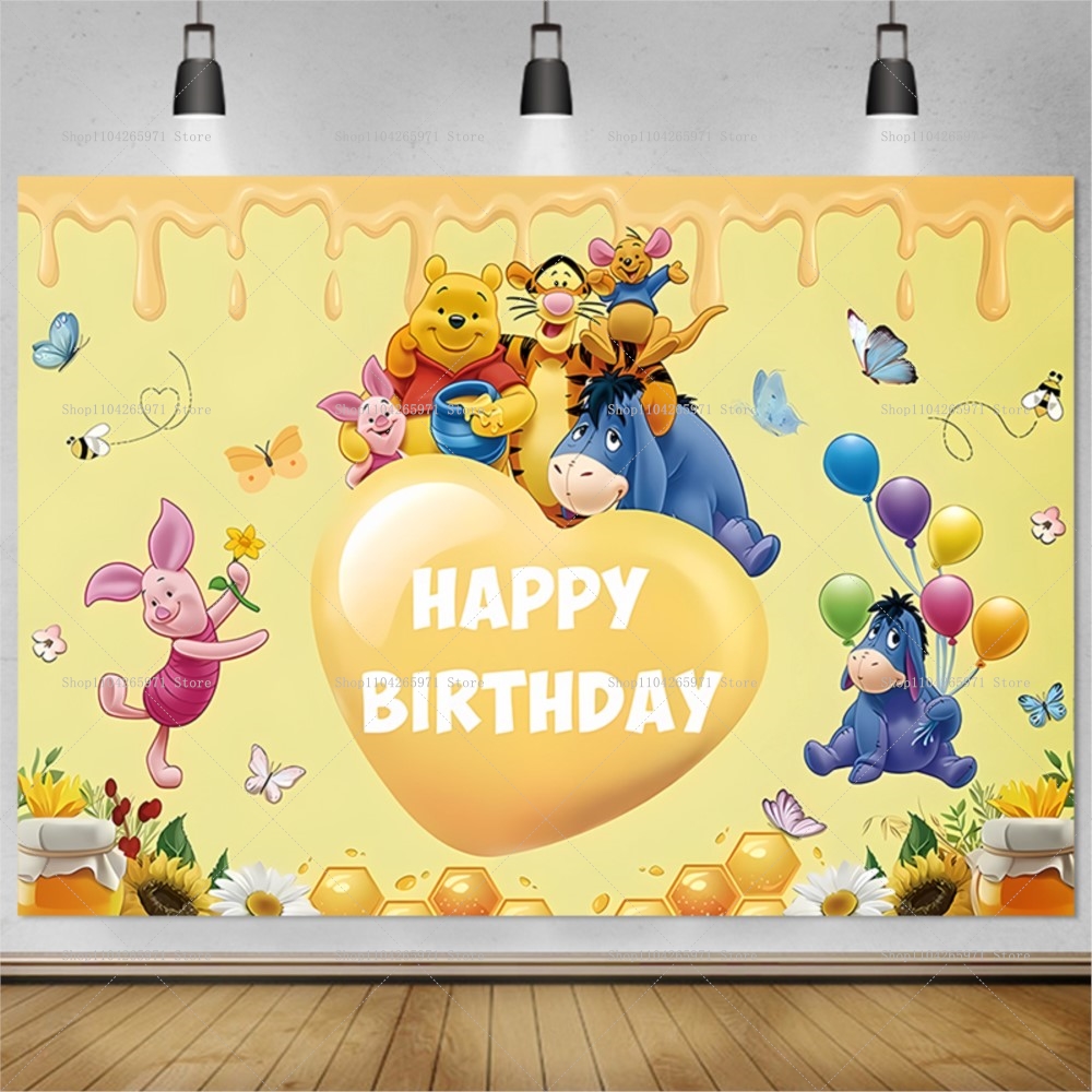 Disney Winnie the Pooh Backdro - đánh giá và giá Car Accessories Banner