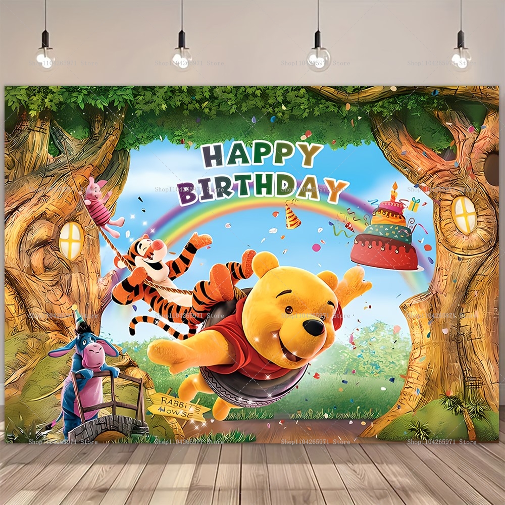 Disney Winnie the Pooh Backdro - đánh giá và giá Car Accessories Banner