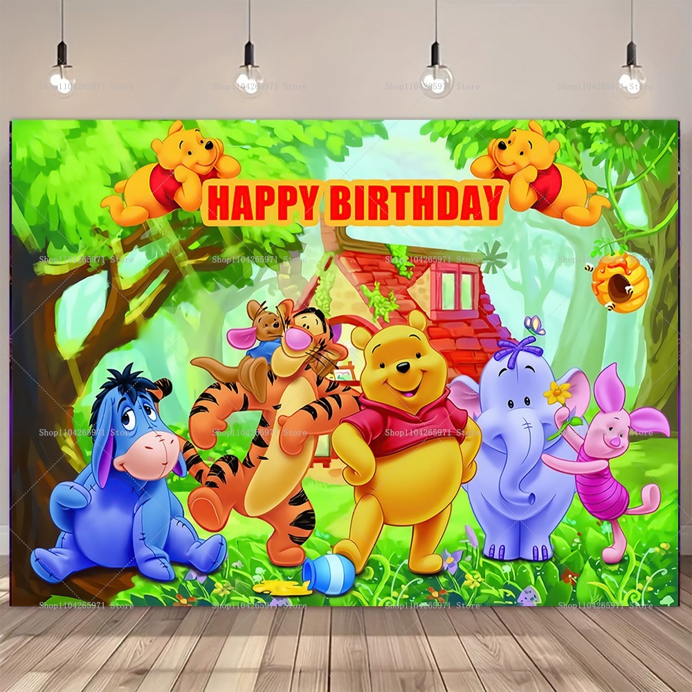 Disney Winnie the Pooh Backdro - đánh giá và giá Car Accessories Banner