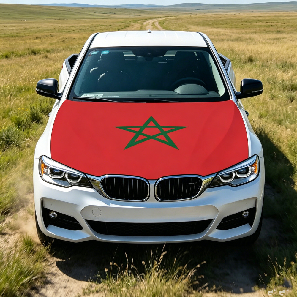 National Morocco Flag Banner C - đánh giá và giá Car Accessories Banner