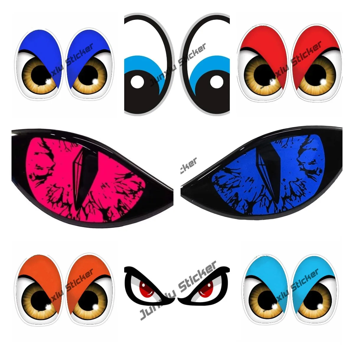 Reflective Sticker 3D Evil Eye - đánh giá và giá Car Accessories Evil Eye