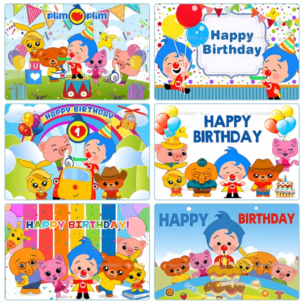 Cartoon Plim Background Childr - đánh giá và giá Car Accessories Banner