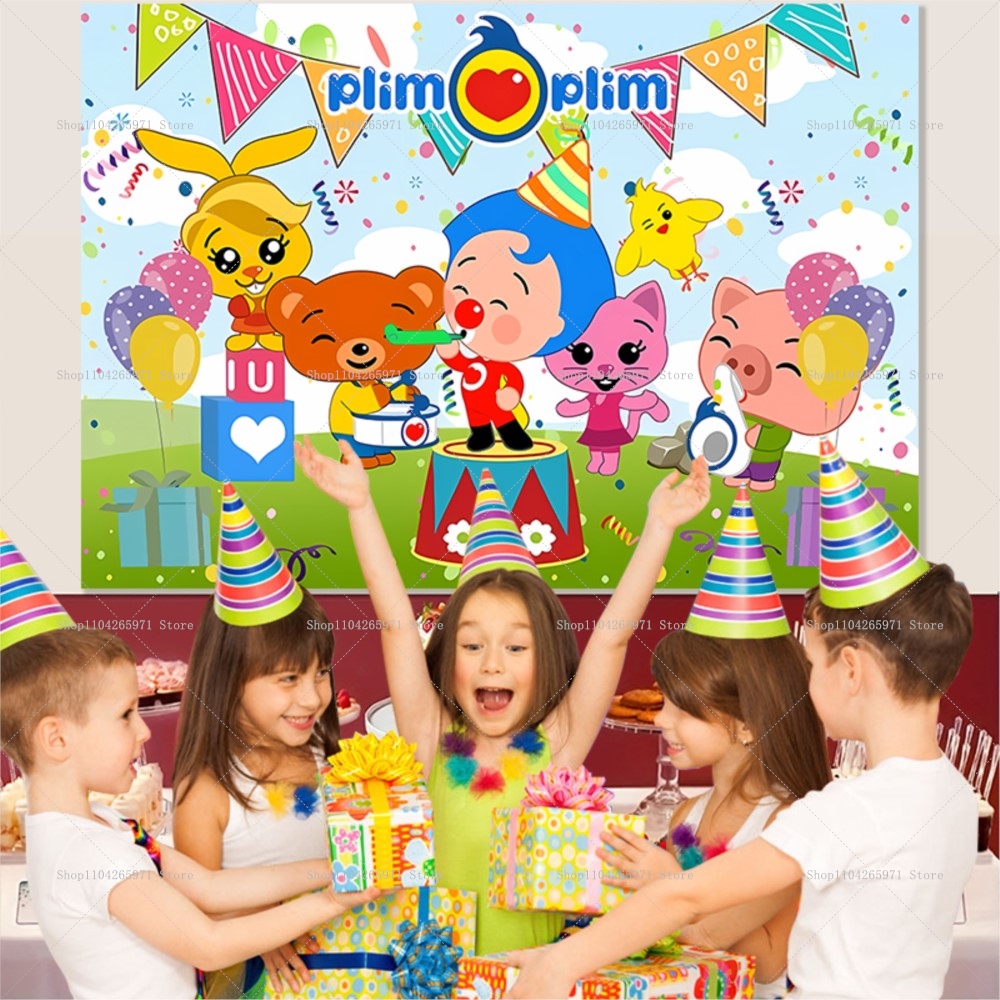 Cartoon Plim Background Childr - đánh giá và giá Car Accessories Banner