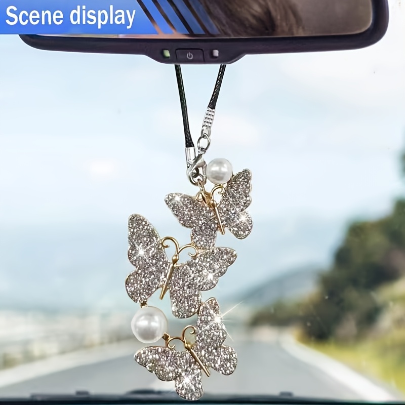 Butterfly Car Hanging Pendant  - đánh giá và giá Car Accessories Evil Eye