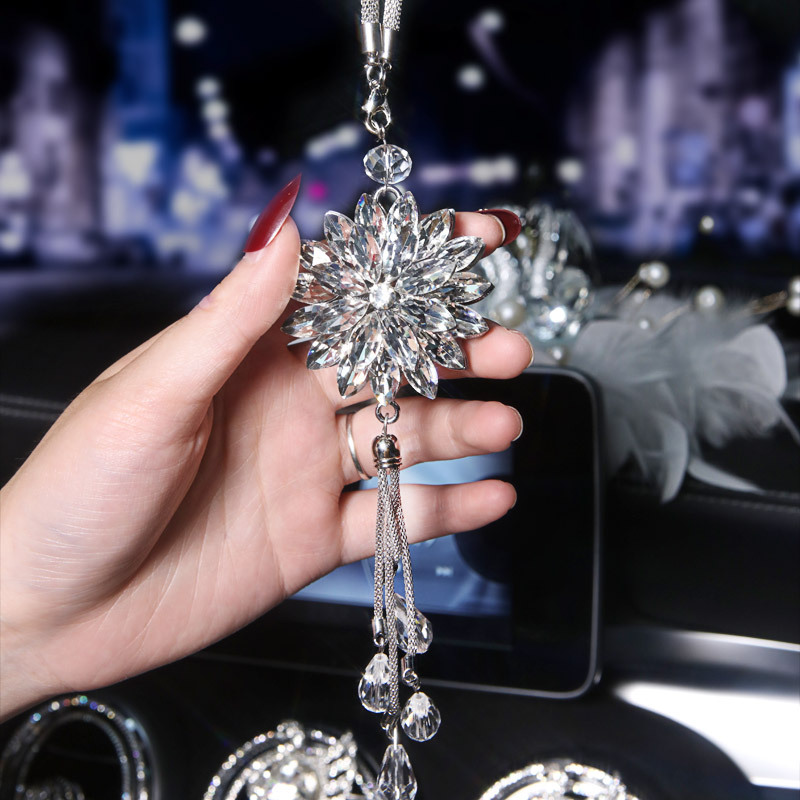 Exquisite Crystal Lotus Crysta - đánh giá và giá Car Accessories Evil Eye
