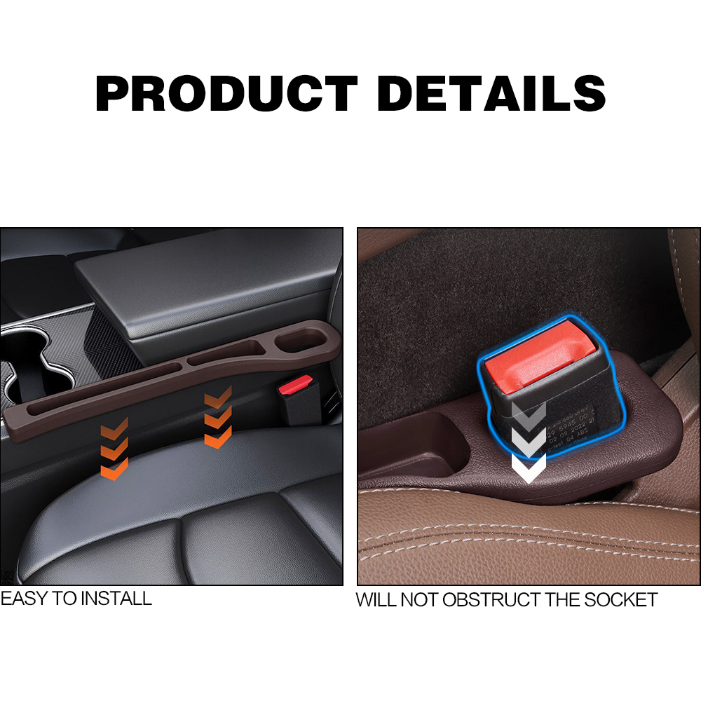 2XPCS New Car Seat Gap Filler  - đánh giá và giá Car Accessories Essentials
