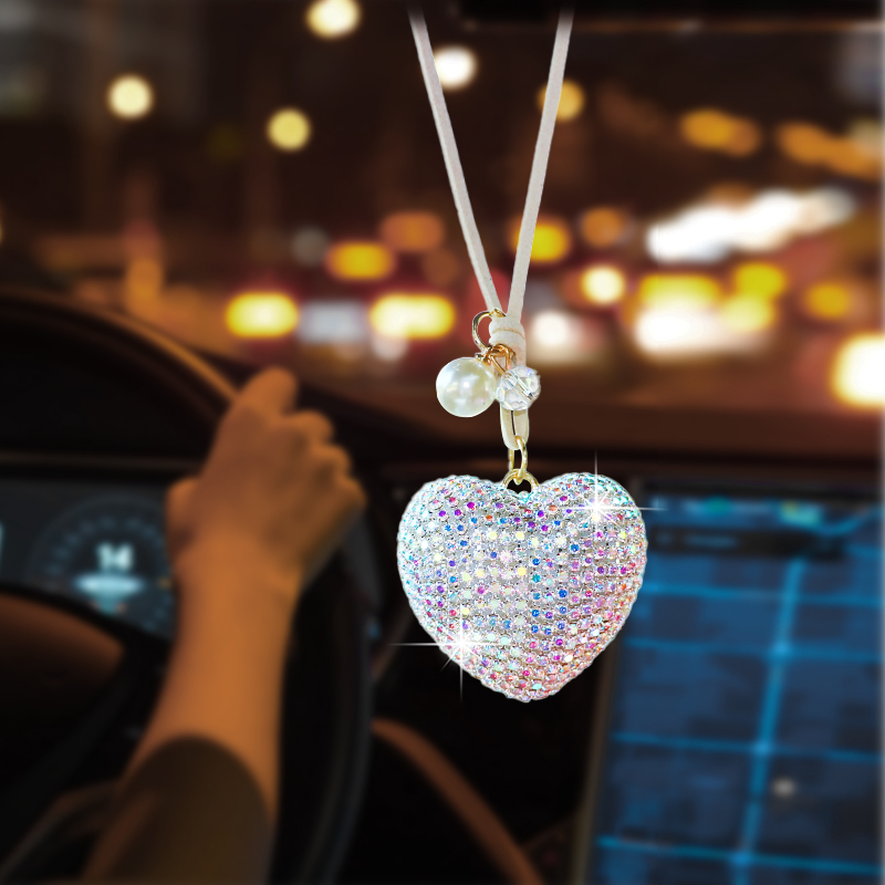 Diamond-studded love car inter - đánh giá và giá Car Accessories Evil Eye