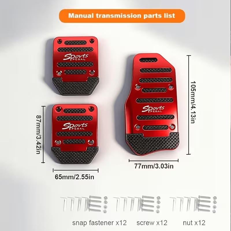 2/3PCS Car Pedal Cover Set Man - đánh giá và giá Car Accessories For Inside
