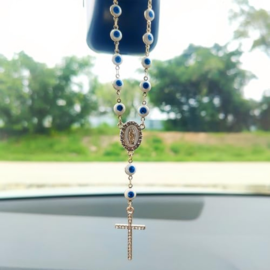 Evil Eye Rear View Mirror Acce - đánh giá và giá Car Accessories Evil Eye