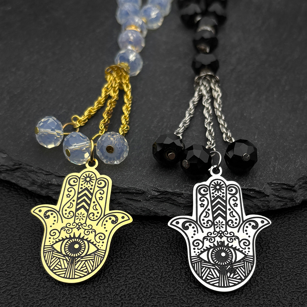 Hamsa Hand of Fatima Stainless - đánh giá và giá Car Accessories Evil Eye