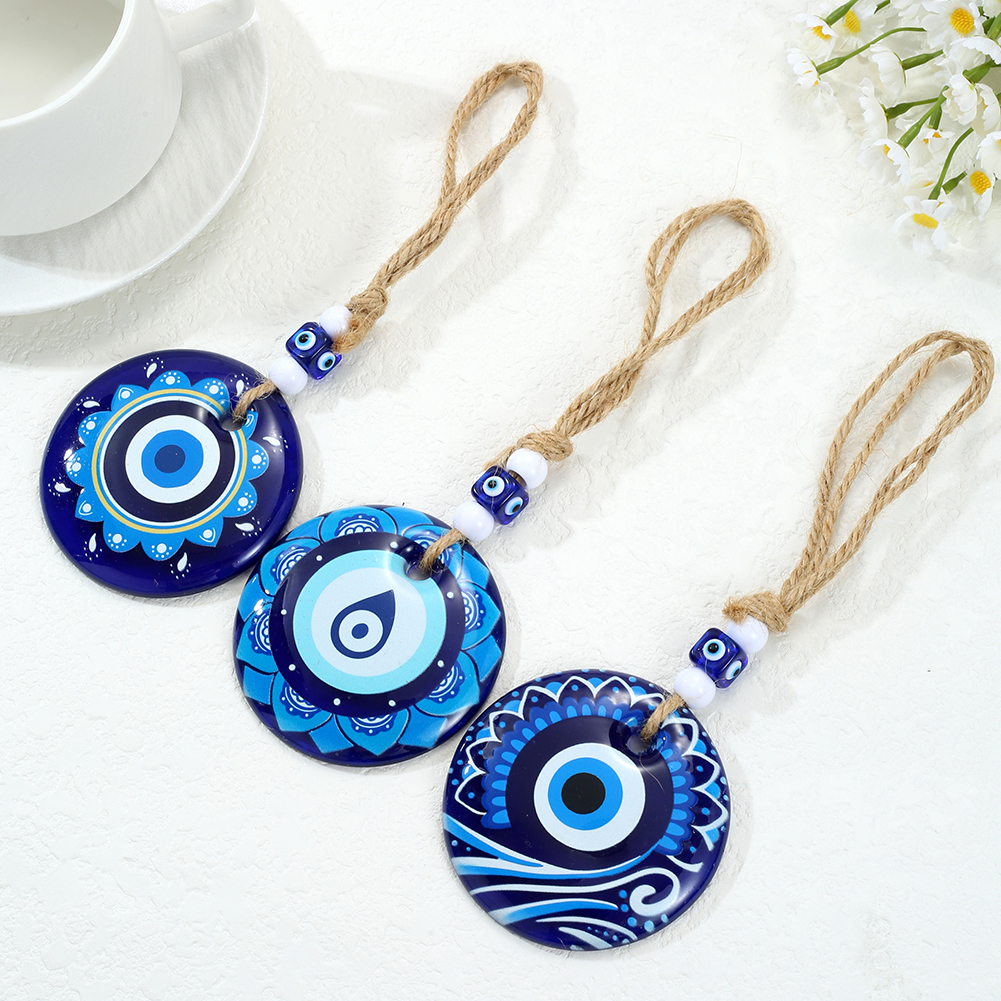 Vintage Eye Pattern Flower Res - đánh giá và giá Car Accessories Evil Eye